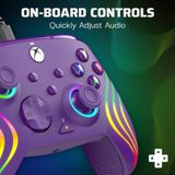 PDP - Afterglow Wave - Controller - Paars - Voor Xbox Serie X en S en PC