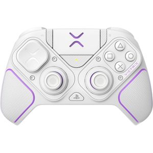 PDP Victrix Pro BFG draadloos Gaming Controller for Playstation 5 / PS5, PS4, PC, Modular Gamepad, Remappable Buttons, Customizable Triggers/Paddles/D-Pad, PC App White