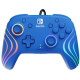PDP Afterglow WAVE - Bedrade Controller - Blauw - Nintendo Switch