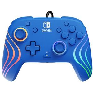 PDP Afterglow WAVE - Bedrade Controller - Blauw - Nintendo Switch