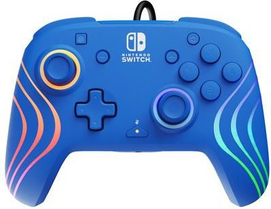 PDP Afterglow WAVE - Bedrade Controller - Blauw - Nintendo Switch