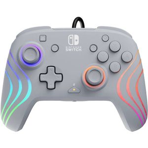 Official Switch Afterglow Wave Wired Controller - Grey