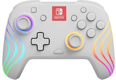 PDP Afterglow WAVE Draadloze Controller - RGB - Back Buttons - Wit - Nintendo Switch
