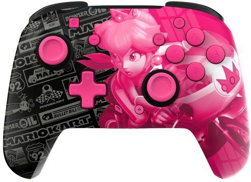 PDP Gaming Rematch Draadloze Controller - Grand Prix Peach Glow in the Dark - Nintendo Switch