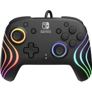 PDP Nintendo Switch Afterglow Wave- Wired- Black