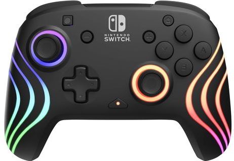 PDP Afterglow WAVE Draadloze Controller - RGB - Back Buttons - Zwart - Nintendo Switch/OLED