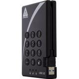 Apricorn Aegis Padlock Cijferslot - Externe Harde Schijf - 2 TB - USB 3.0