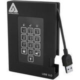 Apricorn Padlock Fortress Externe Harde Schijf - 2 TB - USB 3.0