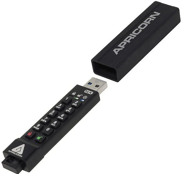 Apricorn ASK3-NX - 8GB - Beveiligde USB-stick met Pincode