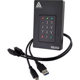 Apricorn - Aegis Fortress L3 - Externe Harde Schijf - Zwart - 2 TB - USB 3.1 - Versleuteld