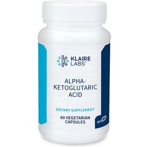 Klaire Labs Alfa-Ketoglutaarzuur - 60 vcaps