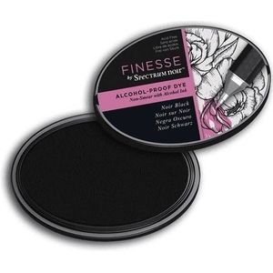 Spectrum Noir - Inkpad Finesse alcohol proof - Noir zwart