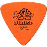 Dunlop Tortex Triangle .60mm plectrum oranje