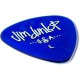 Jim Dunlop 486PLT plectrumset gel light speler (12 stuks) blauw