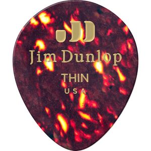 Dunlop 485P05E Echte Celluloid Tear Drop, 12 Stuk