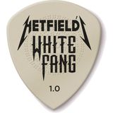 Dunlop Hetfield White Fang, plectrum 1,0 mm, wit, 6 stuks