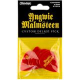 Dunlop YJMP02RD Yngwie Malmsteen Custom Delrin Pick Red 2.0 mm plectrumset (6 stuks)