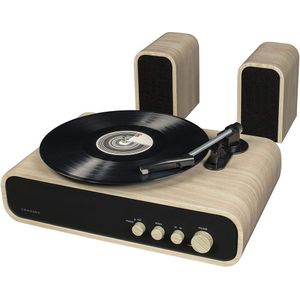 Crosley Gig Retro Platenspeler Bluetooth met Externe Speakers