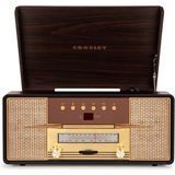 Crosley Rhapsody Retro Platenspeler – AM/FM Radio en CD-Speler – Inclusief Bluetooth