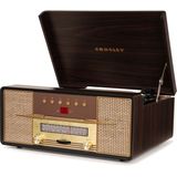Crosley Rhapsody Retro Platenspeler – AM/FM Radio en CD-Speler – Inclusief Bluetooth