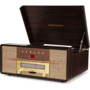 Crosley Rhapsody Retro Platenspeler – AM/FM Radio en CD-Speler – Inclusief Bluetooth