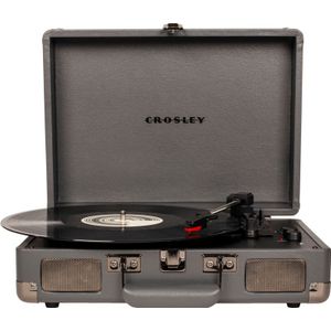 Crosley Cruiser Deluxe CR8005F-SG - Donker Grijs - Bluetooth in/uit Platenspeler