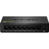 Trendnet - Teg-S82g - Netwerkschakelaar - Zwart - 8-poorts Gigabit, 16 GBit/s switchingsnelheid