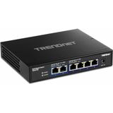Trendnet - TEG-S762 - Switch - 6-poorts - 10G - 2,5G - Metalen Behuizing