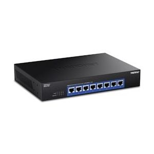 Trendnet - TEG-S708 - Switch - Zwart - 8-Poorts 10G, 160Gbps Switching Capaciteit, Rack-Mountable