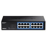 TRENDnet TEG-S17D Switch - 16 Poorten - Gigabit Ethernet - Zwart