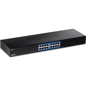 TRENDnet Switch 16 Port Gbit 19 inch Metall