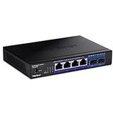 TRENDnet - Onbeheerde Stekkerdoos - 6 Poorten - 2,5GBASE-T en 10G SFP+ - Compact Design