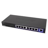 TRENDnet - TEG-S591 - Multi-gig-schakelaar - Zwart - 9-poorts met 8 x 2.5G RJ-45-poorten en 1 x 10G RJ-45-poort
