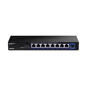TRENDnet - TEG-S5091 - 9-poorts 2,5G Switch - Zwart - Wandmontage
