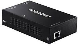 Trendnet - TPE-E110 - Gigabit PoE+ Repeater - Zwart - Totale uitbreiding tot 800 meter