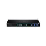 Trendnet - TPE-2840WS - Netwerkschakelaar - Zwart - 28-poorts Gigabit Web Smart PoE+