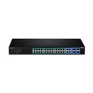 Trendnet - TPE-2840WS - Netwerkschakelaar - Zwart - 28-poorts Gigabit Web Smart PoE+