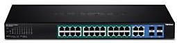 Trendnet - TPE-2840WS - Netwerkschakelaar - Zwart - 28-poorts Gigabit Web Smart PoE+