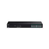 Trendnet - TPE-TG160g - Netwerkschakelaar - Zwart - 16-poorts Gigabit PoE+ Switch