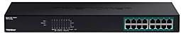 Trendnet - TPE-TG160g - Netwerkschakelaar - Zwart - 16-poorts Gigabit PoE+ Switch