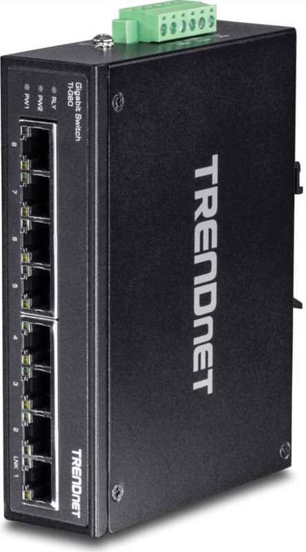 Trendnet - TI-G80 - 8-poorts KVM-switch - Unmanaged - Gigabit Ethernet
