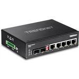 Trendnet - Ti-G62 - Netwerkschakelaar - Zwart - 6 Gigabit Poorten - IP30 Bescherming