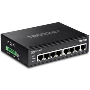 TRENDnet TI-PG80 Network Switch, zwart