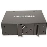 Trendnet - TI-F11SFP - Transceiver - Zwart - 100/1000 Base-T naar SFP, PoE/PoE+ tot 30 Watt