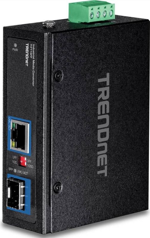 TRENDnet TI-F11SFP Mediaconverter - zwart TI-F11SFP