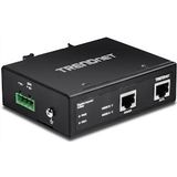 TRENDnet TI-IG30 Geharde industriële Gigabit PoE+ injector - zwart TI-IG30
