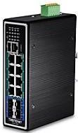 Trendnet - TI-PG1284i - Netwerkschakelaar - Zwart - Metalen Behuizing - 12 Poorten