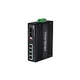 Trendnet - TI-G62 - Industrial Switch - IP30 - 5 Gigabit Ethernet-poorten, 2 SFP-slots, 12 Gbps schakelcapaciteit