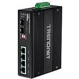 Trendnet - TI-G62 - Industrial Switch - IP30 - 5 Gigabit Ethernet-poorten, 2 SFP-slots, 12 Gbps schakelcapaciteit