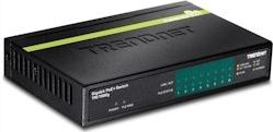 Trendnet - TPE-TG82G - Netwerkschakelaar - Zwart - 8-poorts Gigabit PoE+
